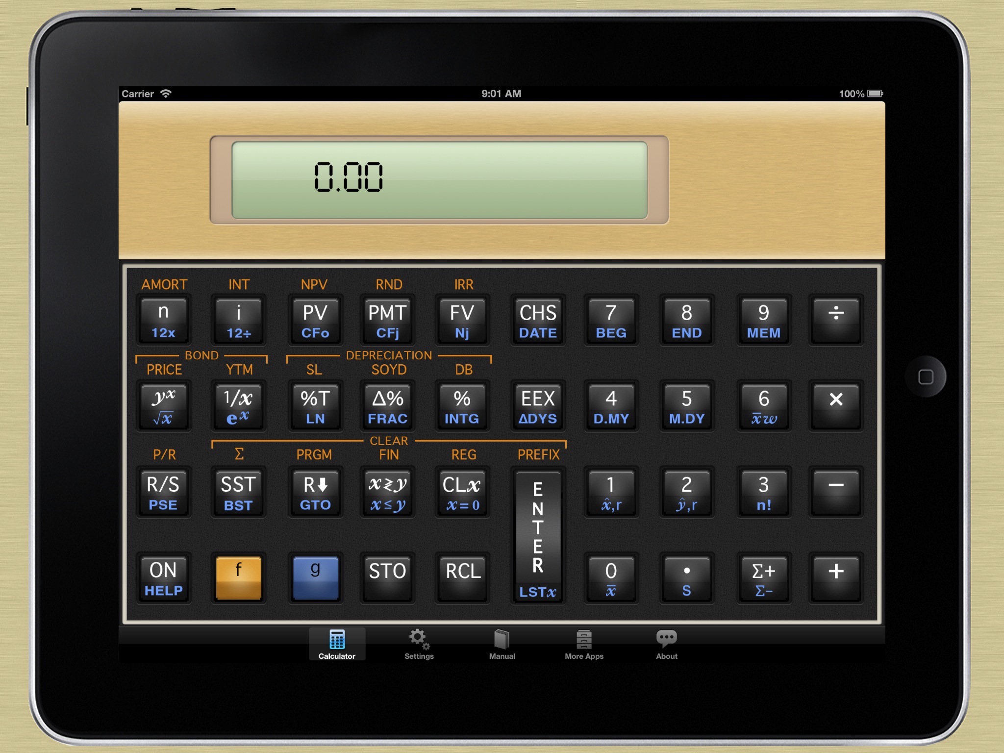 Vicinno Financial Calculator for iPad